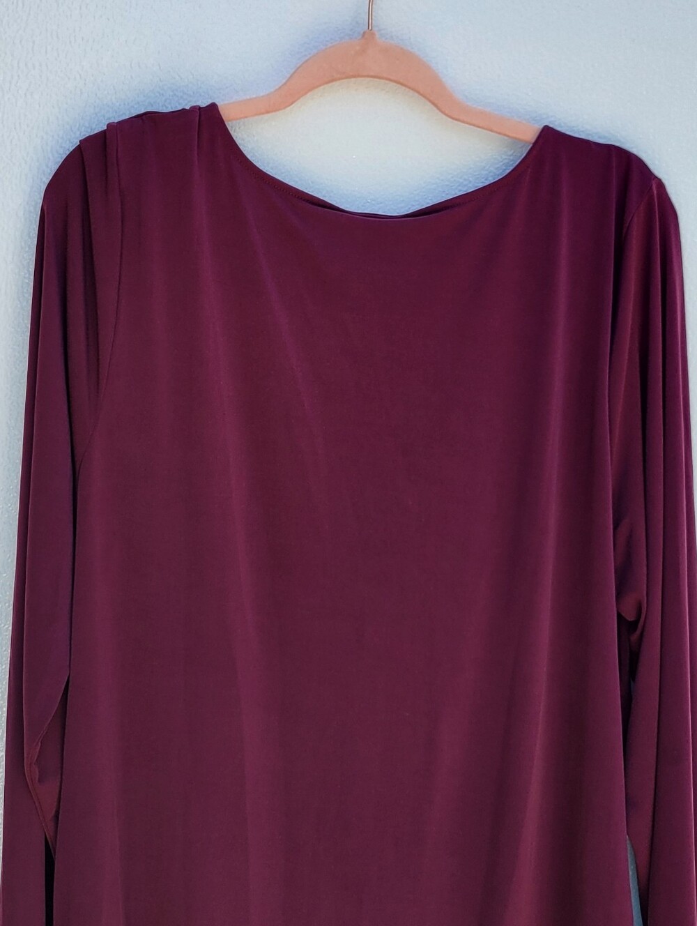 Torrid NWT Plum Twist-Front Long Sleeve Bodysuit Women SIZE 3. - Picture 4 of 8